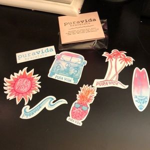 pura vida sticker set